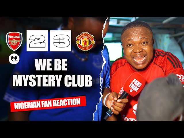 ARSENAL 2-3 MANCHESTER UNITED ( Henry- NIGERIAN FAN REACTION) - Premier League 2025/2026