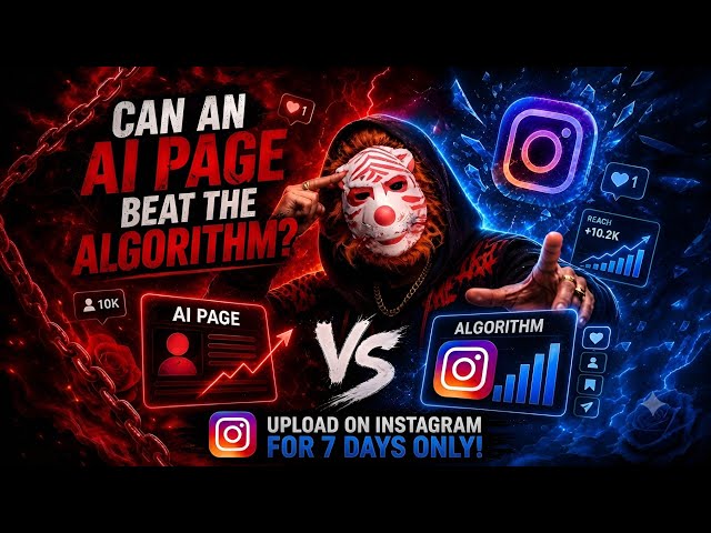 Can an AI Page Beat the Algorithm? #instagram #youtube 