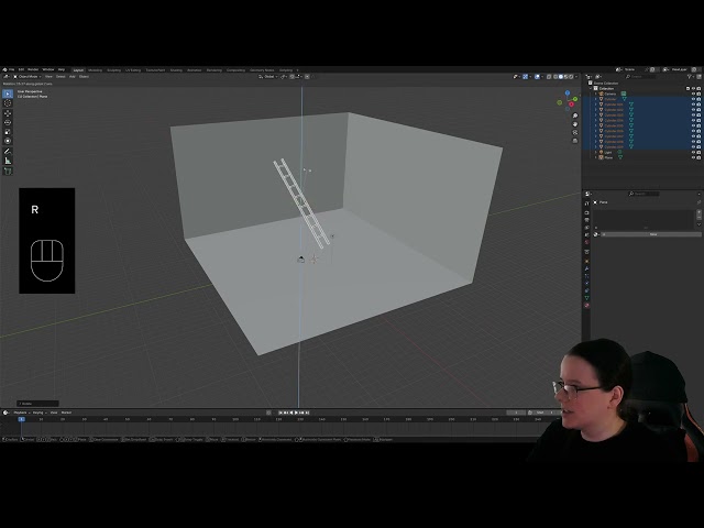 Blender Tutorial: Desktop background ladder. Cycles 5.1, (S:2)(#170).  #cgi #3dart #cginerd