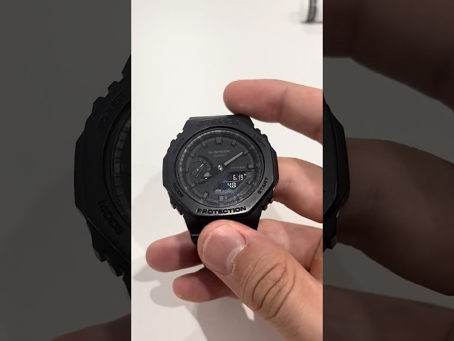 Setting the time on a Casio G-Shock GA watch #tech #information #facts