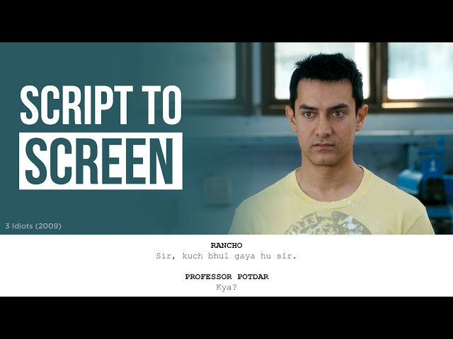 3 Idiots | Script To Screen Comparison
