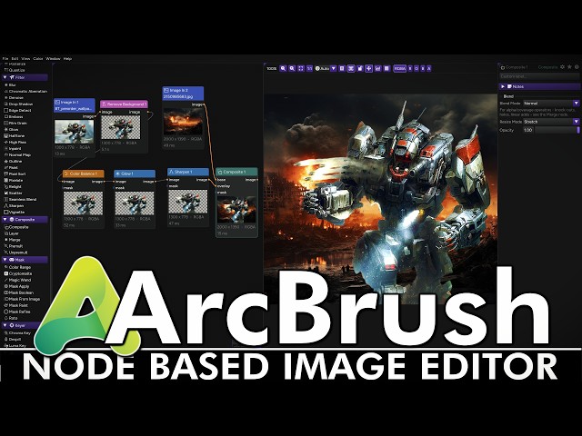 ArcBrush: POWERFUL Procedural 2D Graphics App!