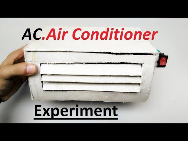 Experiment make Air conditioner & Air Cooler at home | Mr Gactack
