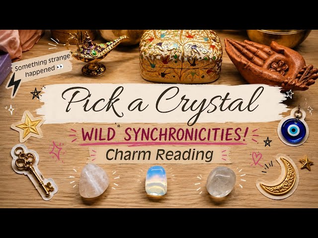 ✨ PICK A CRYSTAL 💎 | Your Charm Reading has a Message for you RIGHT NOW + Wild Synchronicities!