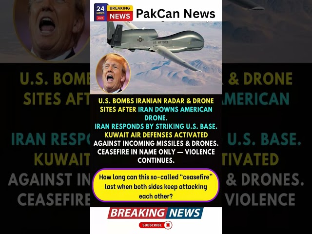U.S.-Iran Ceasefire Faces New Pressure Amid Continued Strikes | PakCan News