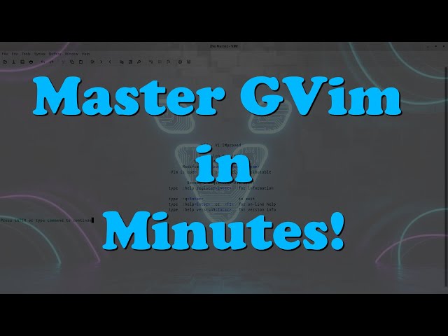 Master GVim on Fedora: The Ultimate Beginner’s Guide to Vim’s Powerful GUI!