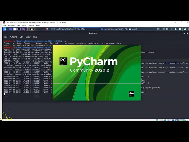 Installing Python & PyCharm on Kali Linux