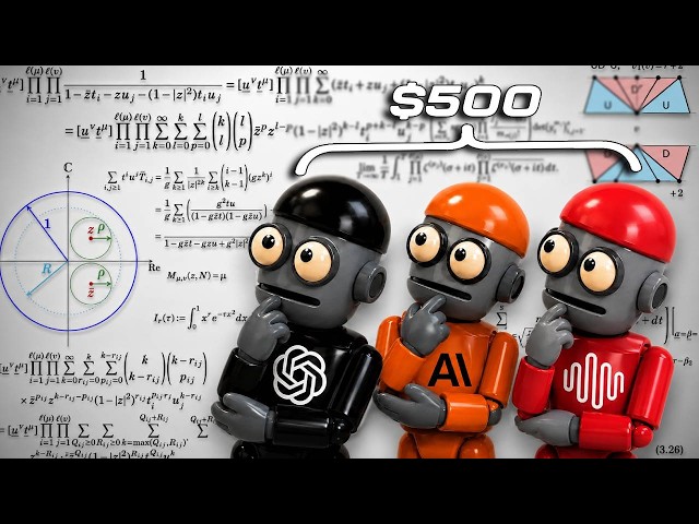 Can $500 of AIs Solve an Open Maths Conjecture?