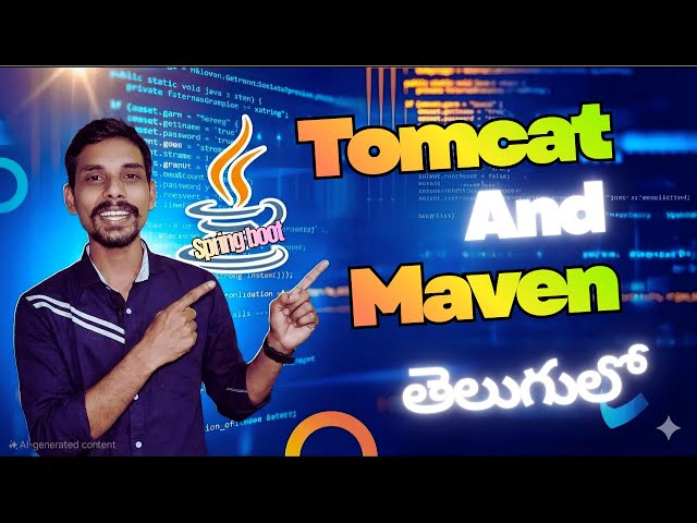#2 What is Tomcat and Maven | Spring boot Tutorial in Telugu