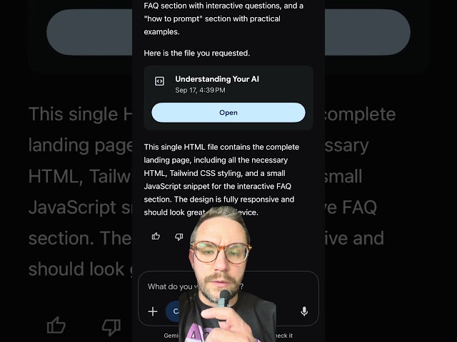 AI built a webpage in 28 seconds! #ai #vibecoding #html #coding #website #webdesign #technews