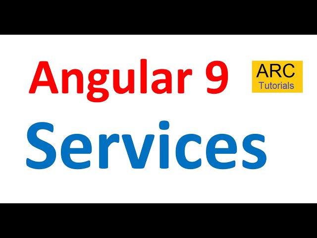 Angular 9 Tutorial For Beginners #58- Services