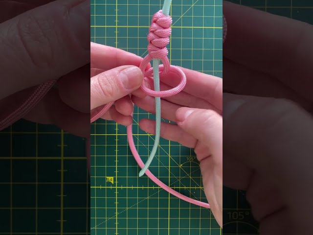 SNAKE KNOT with core - Easy paracord tutorial for beginners - For bracelets and other accessories