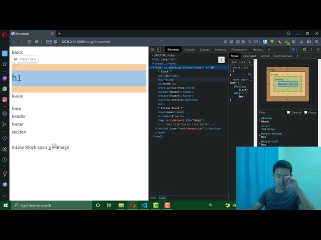 CSS Block and Inline Block 