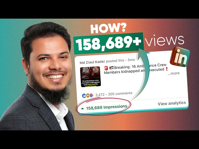 Want viral LinkedIn posts daily? (copy this) | ইনশাআল্লাহ আপনিও পারবেন (Bangla Tutorial)