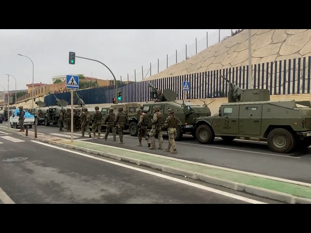 El despliegue militar en Ceuta reabre el debate sobre la seguridad fronteriza
