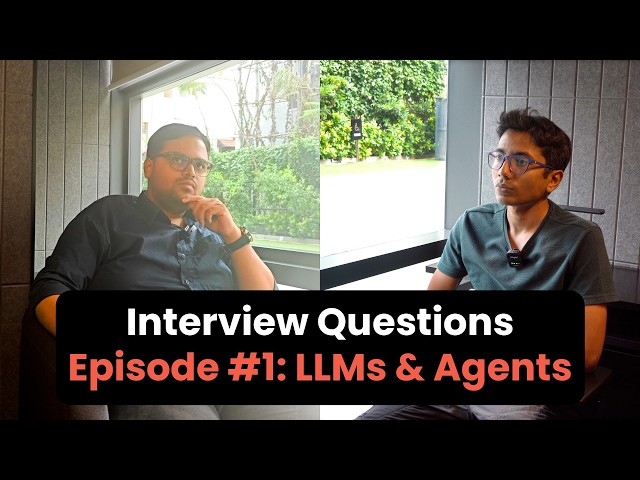 AI Interview Questions #1 - LLMs vs. Agents with @aloo_explains