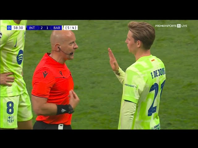 FRENKIE DE JONG MASTERCLASS vs INTER MILAN (A) 2025 HD 1080i with ENGLISH COMMENTARY