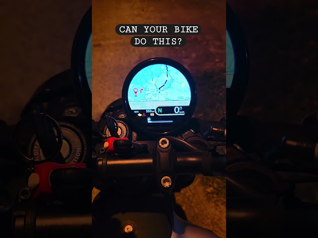 Can your bike DO THIS?? Guerrilla 450 Google Maps Display ❤️ #biketech #guerrilla450 #gizmobeep