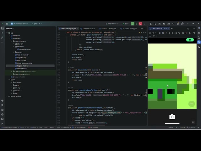 Demo M-Hike Application