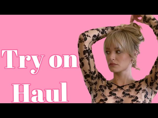 4K Transparent Lingerie & See-Through Styles | Shein 2025 Bikini Try-On Haul