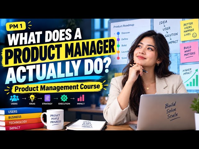 PM 1 | What Does a Product Manager Actually Do? | Product Management Course | Uplatz