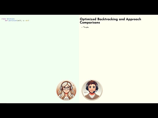 Palindrome Partitioning: Solve with Backtracking & Dynamic Programming | Audio Podcast