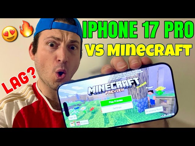 iPhone 17 Pro VS Minecraft Bedrock: Vibrant Visuals (FPS TEST) Gameplay