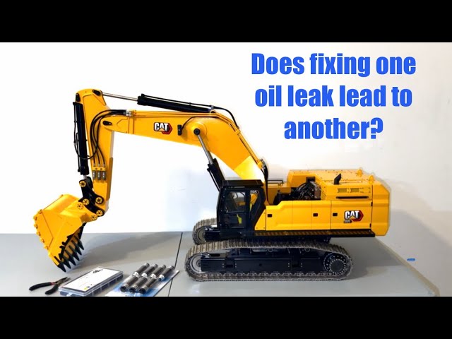 Replacing the hydraulic cylinder gasket on the CAT 395