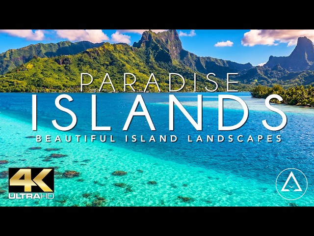 Paradise Islands in 4K | Ultimate Aerial Journey & Tropical House Vibes