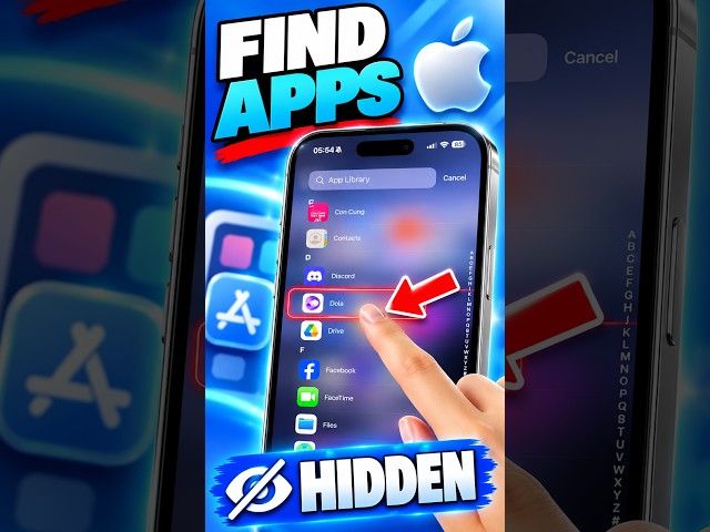How to Find Hidden Apps on iPhone | App Library Guide