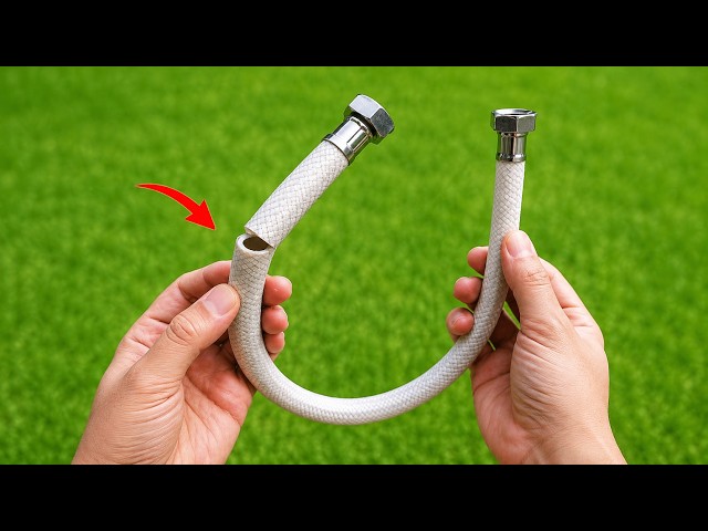 Plumbers Never Tell You This 😱! Easy Way To Repair Stainless Steel Hoses At Home!