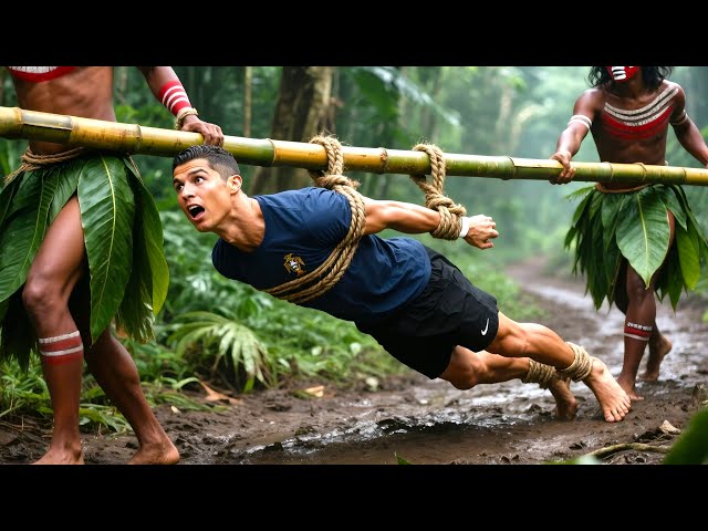 ¡Ronaldo, Messi y Neymar encontraron aborígenes en una isla desierta!