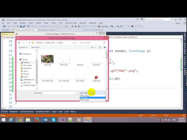 Showing Multiple Images in Windows Form Application in C#