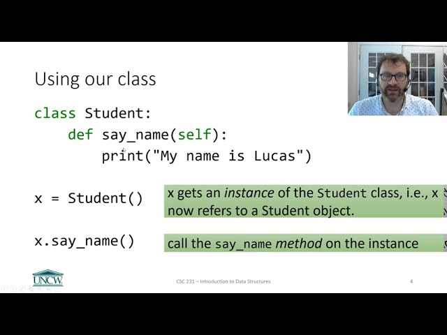Python Classes - Definition and Methods