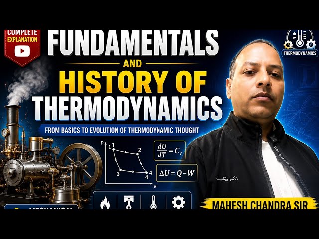 Fundamental and History of Thermodynamics" and Video Overview only 