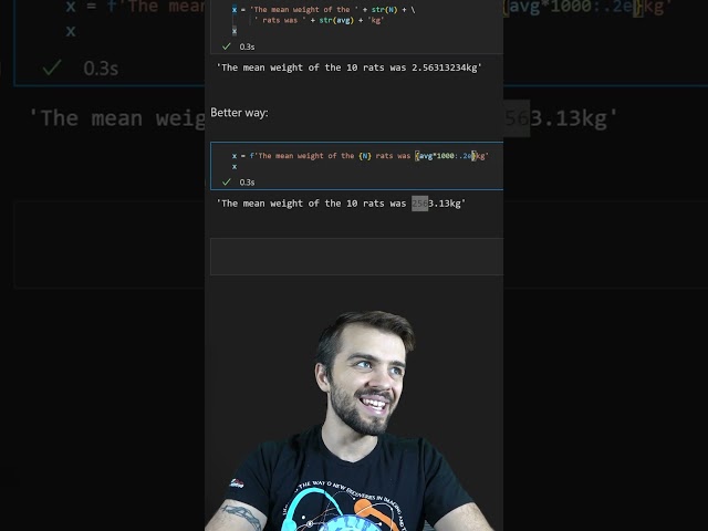 Don't Make THIS MISTAKE With Python Strings #python #coding #shorts
