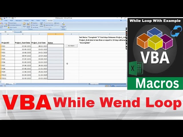 While Loop in VBA Hindi