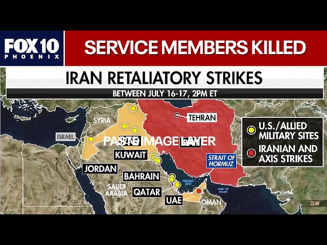 Iran war: U.S. troops killed in Jordan drone strike as Iran conflict escalates | FOX 10 Phoenix