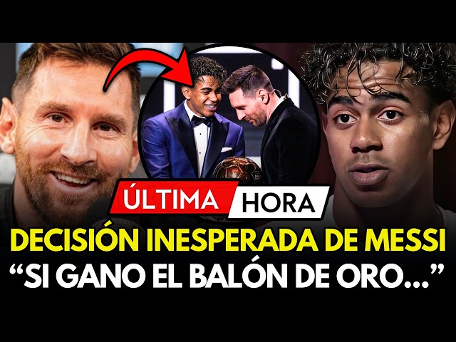 🚨¡ÚLTIMA HORA! MESSI RECHAZA SU NOVENO BALON DE ORO POR ESTE MOTIVO QUE NADIE ESPERABA