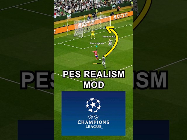 PES Goal Realism Mod #shorts #football #efootball #pes