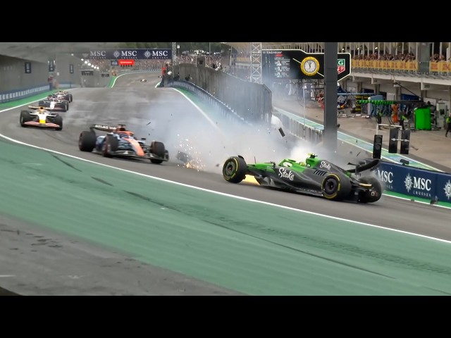 Biggest crash at every F1 race weekend in 2025