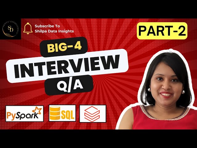 Big 4 Data Engineering Interview Questions Part 2: PySpark Functions Explained