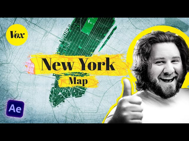 How to Make a Map Animation like Vox [After Effects Tutorial]