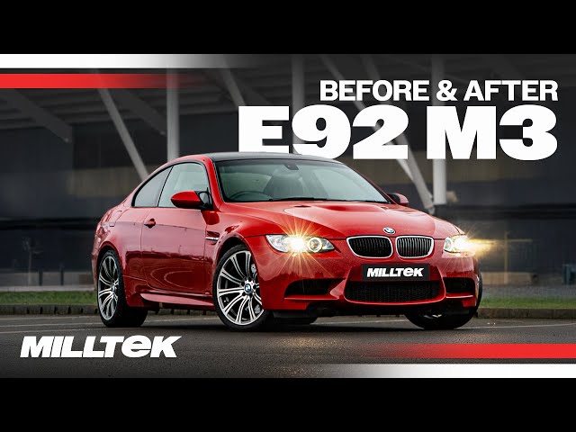 Milltek BMW E92 M3 Version 2 Sound Comparison