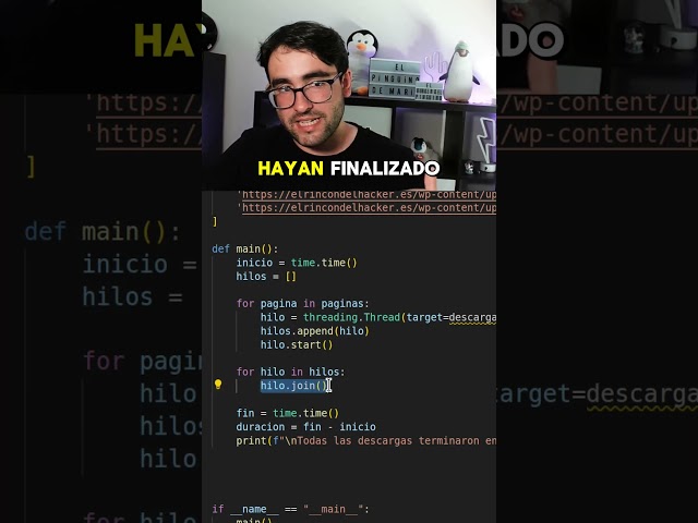 Concurrent Programming Example in Python | Threading Library #SHORTS