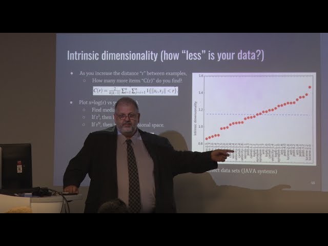 Dean's Seminar Series: Software Analytics by Tim Menzies