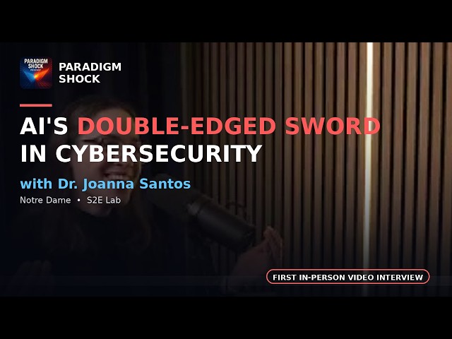 AI's Double-Edged Sword: Risks, Rewards and Race Dynamics in Cybersecurity with Dr. Joanna Santos