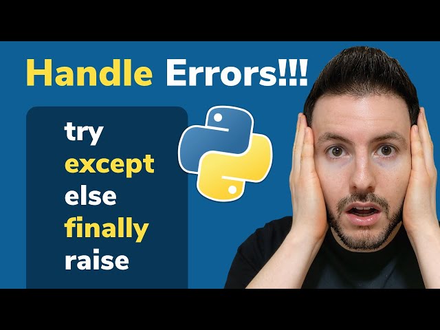 Exception Handling in Python | try/except/else/finally in Python