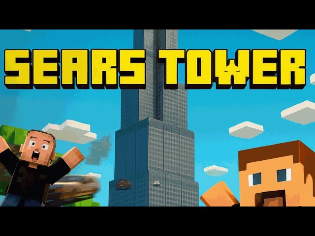 Minecraft: Building the Sears Tower (It's HUGE) pt:1