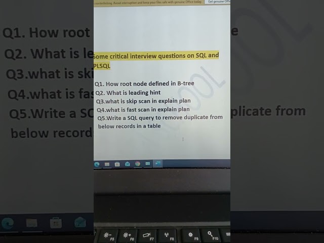 SQl critical question asked in interview #Crack SQL interview #SQL PLSQL DEVELOPER #Data school